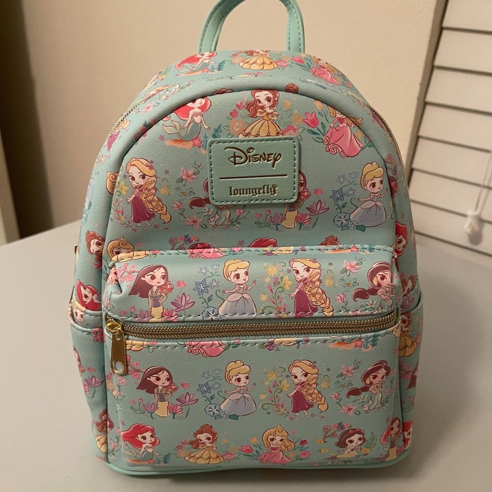 Loungefly Disney Princess Chibi Mini Backpack